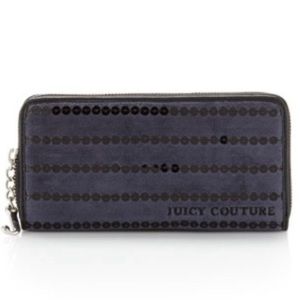 ⚡️NWT Juicy Couture Navy Sequin Wallet